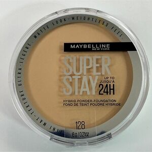 Maybelline Super Stay 24H Hybrid Powder Foundation 128 Warm Nude